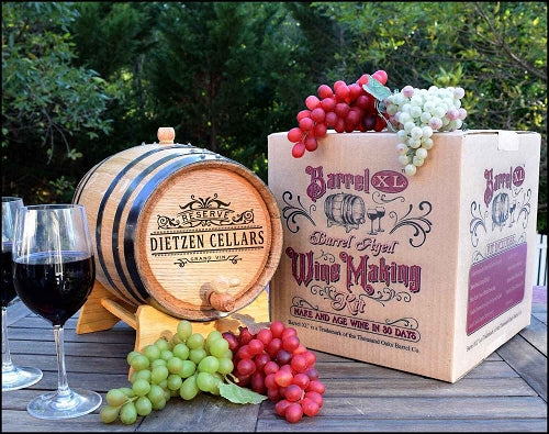 Personalized Barrel XL Barrel Aged Wine Making Kit