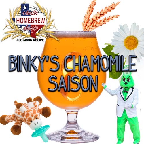 Binky's Chamomile Saison (16C) - ALL GRAIN Homebrew Ingredient Kit