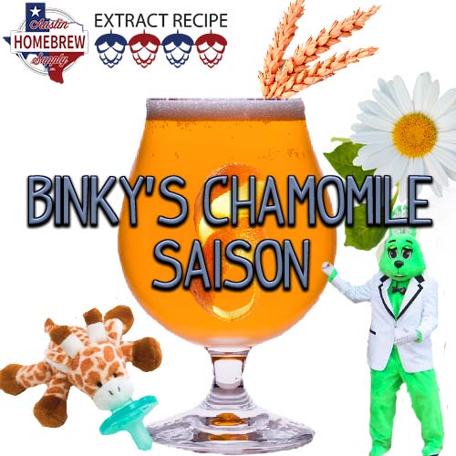 Binky's Chamomile Saison (16C) - EXTRACT Homebrew Ingredient Kit