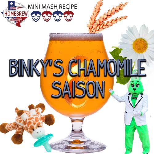 Binky's Chamomile Saison (16C) - MINI MASH Homebrew Ingredient Kit