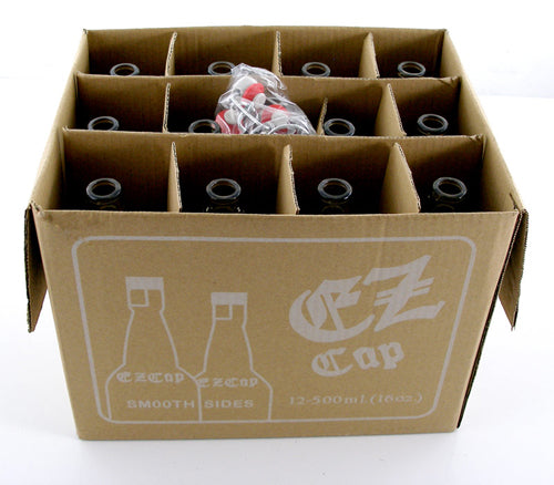 16 oz Clear E.Z. Cap Bottles (Case of 12)