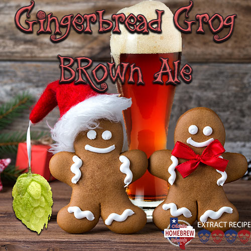 AHS Gingerbread Grog Brown Ale Ale  (23) - EXTRACT Homebrew Ingredient Kit