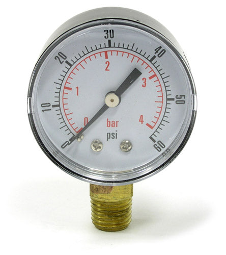 Replacement Gauge Low Pressure (0 - 60 PSI)