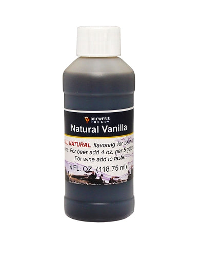 Natural Vanilla Flavoring Extract 4 oz.