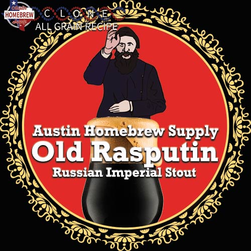 Old Rasputin Russian Imperial Stout  (13F) - ALL GRAIN Homebrew Ingredient Kit