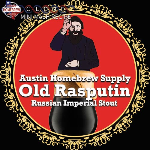 Old Rasputin Russian Imperial Stout  (13F) - MINI MASH Homebrew Ingredient Kit