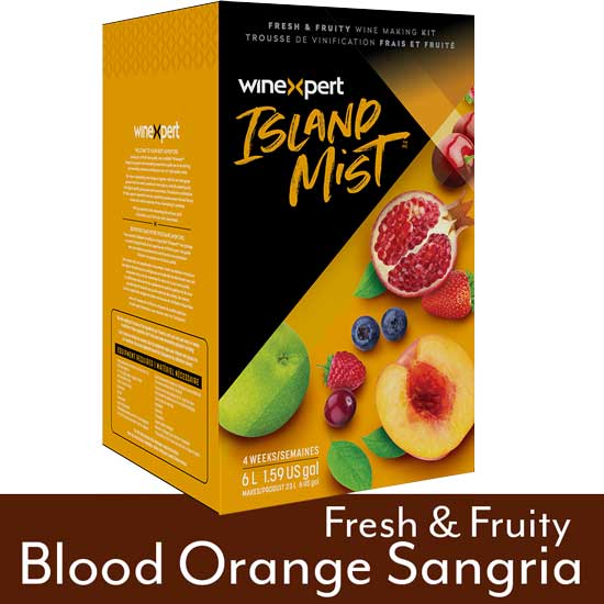 Island Mist Blood Orange Sangria Wine Ingredient Kit