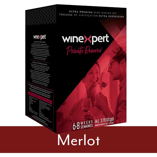 Winexpert Private Reserve Wine Making Kit - Merlot Red