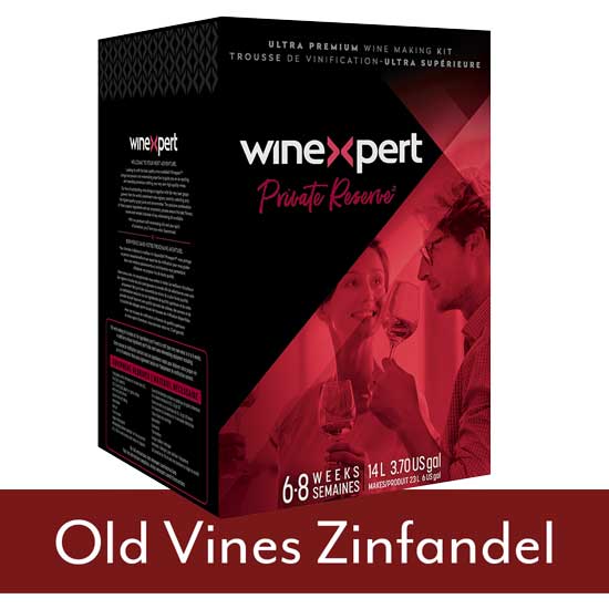 Winexpert Private Reserve Old Vines Zinfandel Red Wine Making Kit