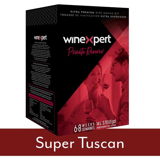 Winexpert Private Reserve Wine Making Kit - Super Tuscan Red