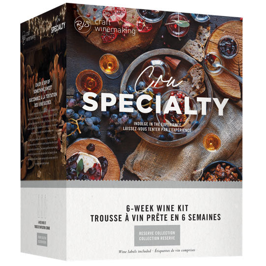 Raspberry Mocha Dessert Wine Kit - RJS Cru Specialty Limited Release box