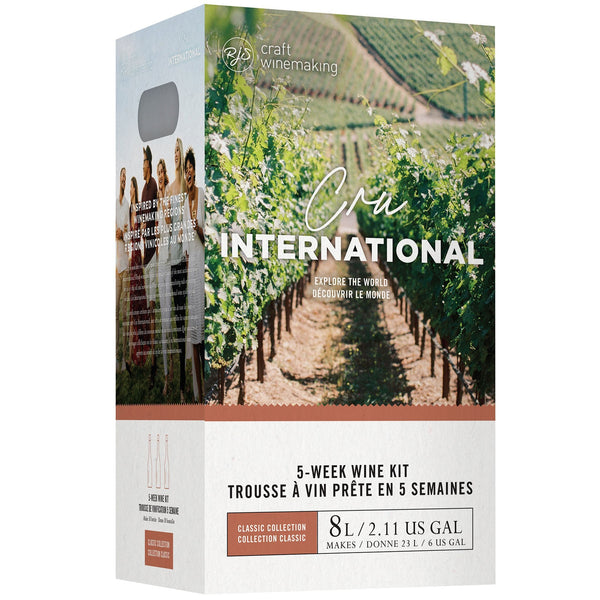 Chilean Malbec Wine Kit - RJS Cru International front side of the box