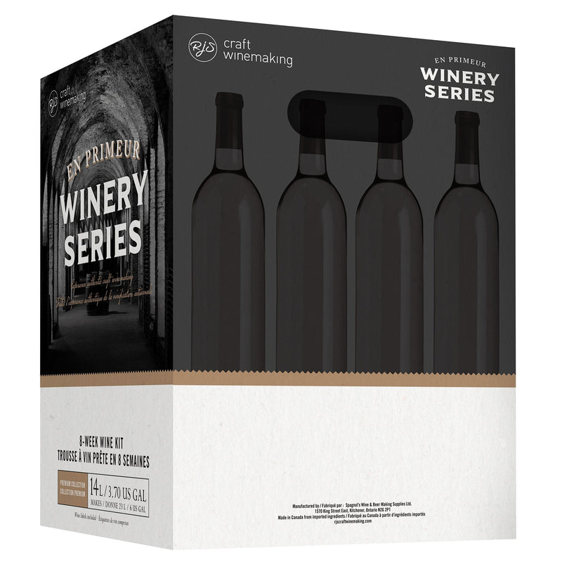 Australian Shiraz Wine Kit - RJS En Primeur right side of box