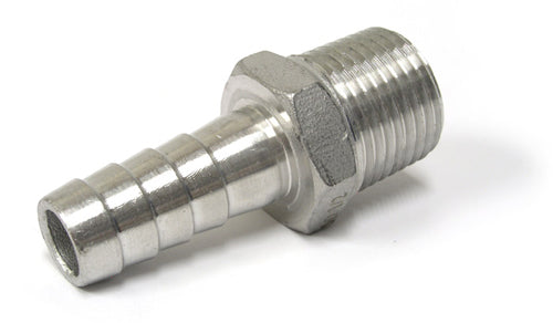 Stainless Steel Nipple (1/2" MPT to 1/2" Barbed)