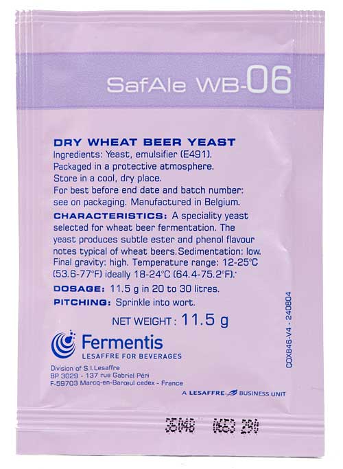 Fermentis SafAle™ WB-06 Wheat Beer Dry Yeast