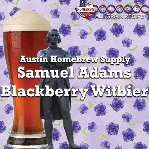 Samuel Adams Blackberry Witbier  (16A) - ALL GRAIN Homebrew Ingredient Kit