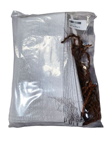 Sandbags (10 Pack) With Poly Twine Tie