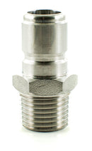1/2" MPT Stainless Steel Male Quick Disconnect