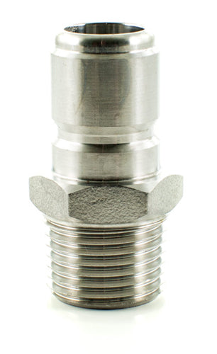 1/2" MPT Stainless Steel Male Quick Disconnect