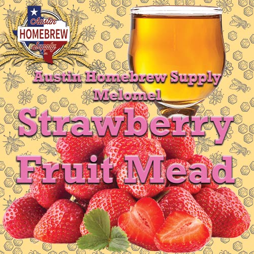 AHS Melomel - Strawberry Fruit Mead  (25C) - MD
