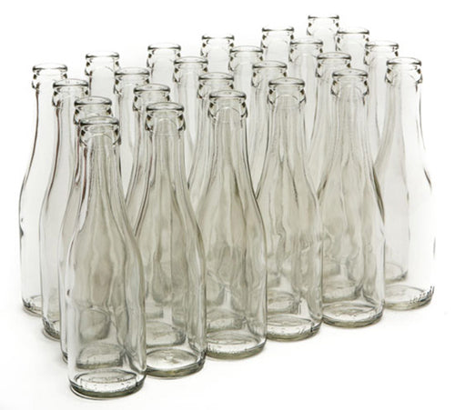 Wine Bottles 187 ml Clear Champagne (case of 24)