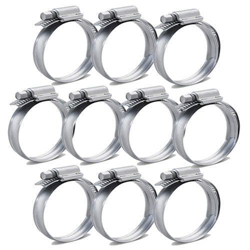 Worm Clamp for Soft Hose 5/8" to 3/4" (10 Pack)