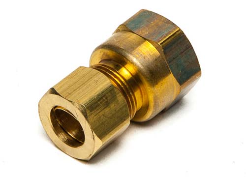 Brass 3/8" FPT x 3/8" Compression Fitting