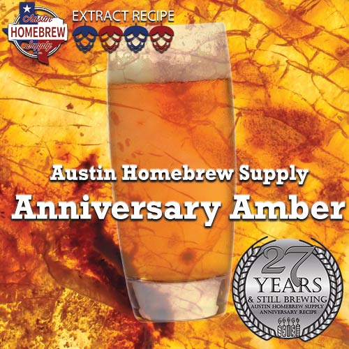 AHS Anniversary Amber  (10B) - EXTRACT Homebrew Ingredient Kit