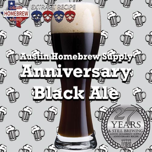 AHS Anniversary Black Ale  (23A) - EXTRACT Homebrew Ingredient Kit