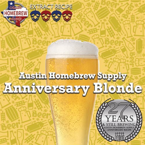 AHS Anniversary Blonde  (6B) - EXTRACT Homebrew Ingredient Kit
