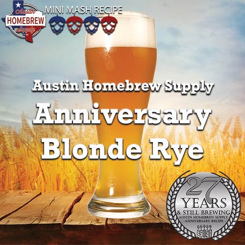AHS Anniversary Blonde Rye  (6D) - EXTRACT Homebrew Ingredient Kit