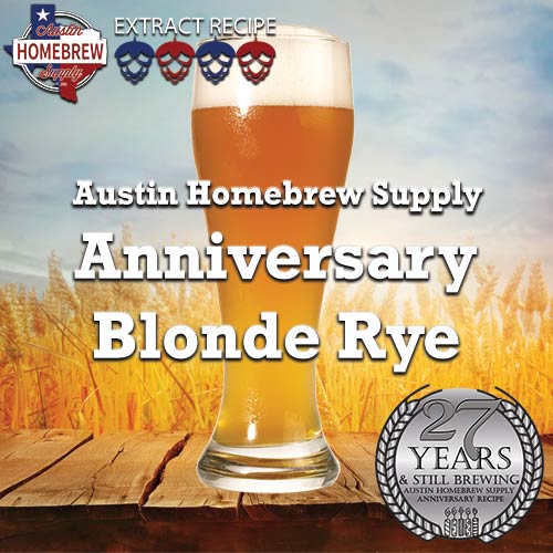 AHS Anniversary Blonde Rye  (6D) - MINI MASH Homebrew Ingredient Kit