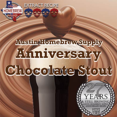AHS Anniversary Chocolate Stout (13E) - EXTRACT Homebrew Ingredient Kit