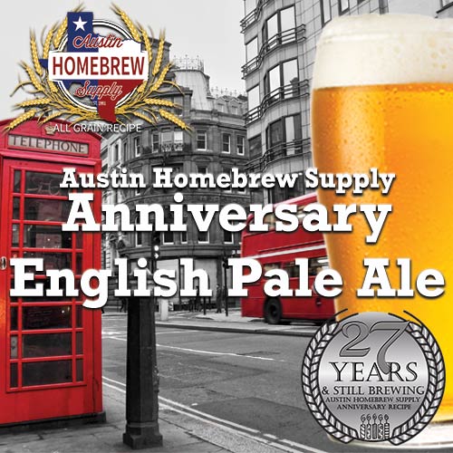 AHS Anniversary English Pale Ale  (8C) - ALL GRAIN Homebrew Ingredient Kit