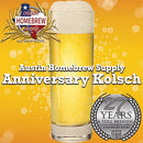 AHS Anniversary Kolsch  (6C) - ALL GRAIN Homebrew Ingredient Kit
