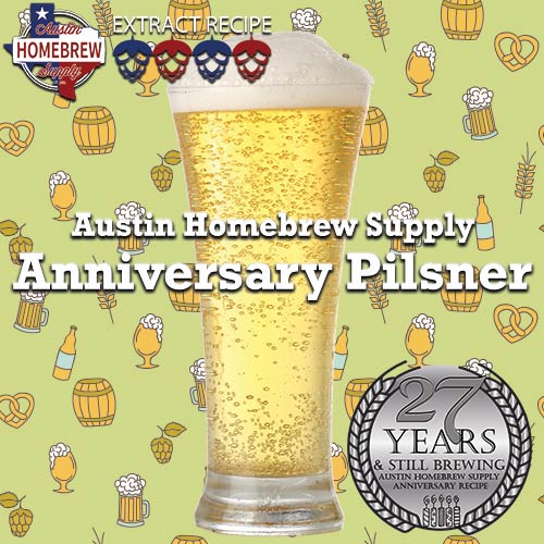 AHS Anniversary Pilsner  (2B) - EXTRACT Homebrew Ingredient Kit