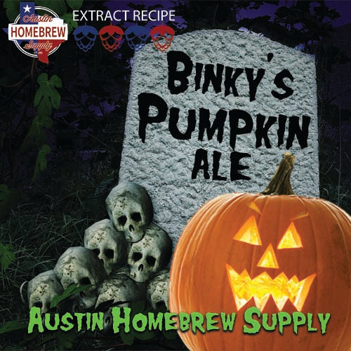 Binky's Pumpkin Ale (23) - EXTRACT Homebrew Ingredient Kit