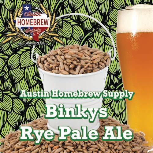 Binkys Rye Pale Ale (6D) - All Grain Homebrew Ingredient Kit