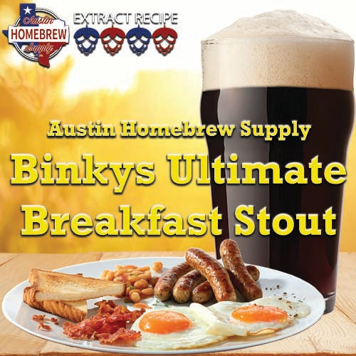 Binkys Ultimate Breakfast Stout (13E) - EXTRACT Homebrew Ingredient Kit