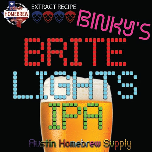 Binky's Brite Lights IPA (14B) - EXTRACT Homebrew Ingredient Kit