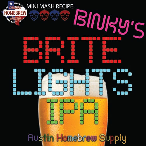 Binky's Brite Lights IPA (14B) - MINI MASH Homebrew Ingredient Kit