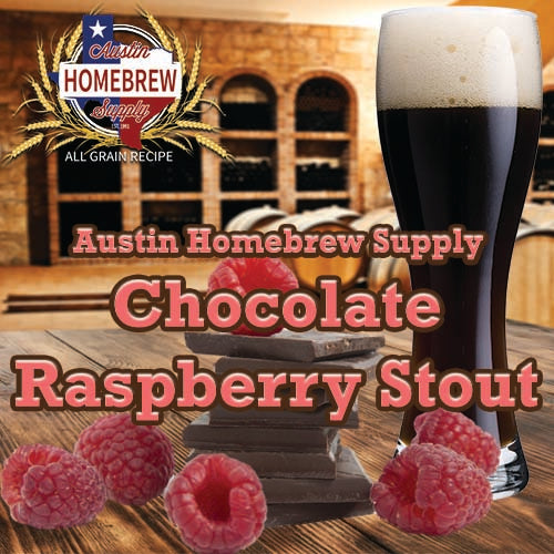 AHS Chocolate Raspberry Stout  (20) - ALL GRAIN Homebrew Ingredient Kit