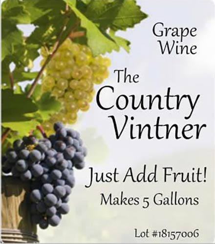 The Country Vintner Wild Grape/Concord Wine Additive Kit