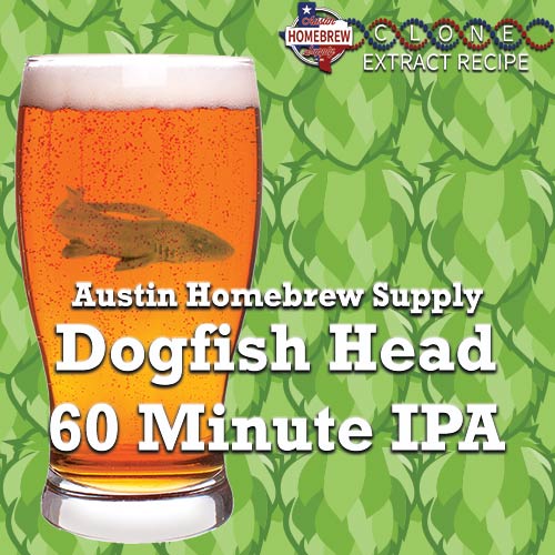 Dogfish Head 60 Minute IPA  (14B) - EXTRACT Homebrew Ingredient Kit