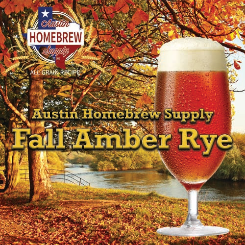 AHS Fall Amber Rye  (6D) - ALL GRAIN Homebrew Ingredient Kit
