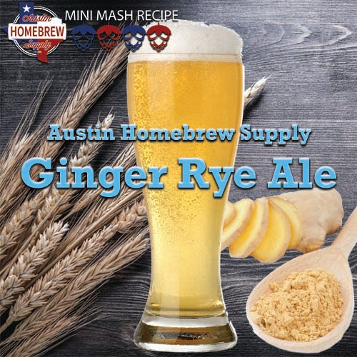 AHS Ginger Rye Ale  (6B) - MINI MASH Homebrew Ingredient Kit