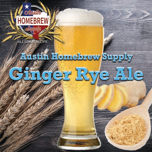 AHS Ginger Rye Ale  (6B) - ALL GRAIN Homebrew Ingredient Kit