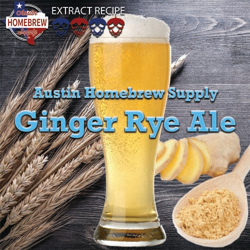 AHS Ginger Rye Ale  (6B) - EXTRACT Homebrew Ingredient Kit
