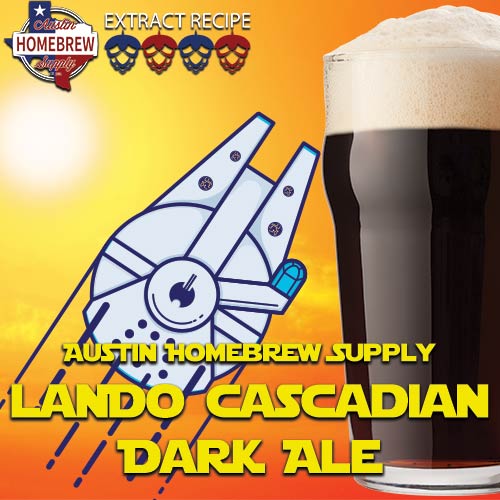 AHS Lando Cascadian Dark Ale - EXTRACT Homebrew Ingredient Kit
