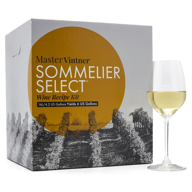 California Sauvignon Blanc Wine Kit - Master Vintner® Sommelier Select® with glass
